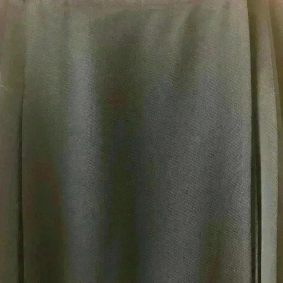 Escada 80’s Vintage Pleated Wool A-Line Skirt. - Picture 4 of 5